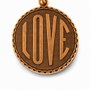 Alex And Ani Pulsera de Metal Dorado LOVE A07EB46