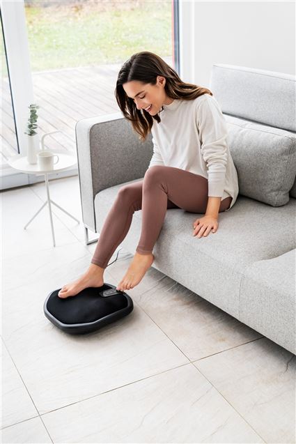 Beurer FM-70 Aparato de Masaje Shiatsu para Pies y Espalda con Función de Calor