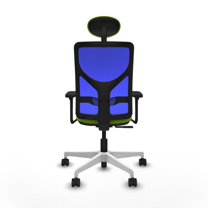 PIQUERAS Y CRESPO Silla de oficina Motilla con mecanismo Sincro, Pistacho y Azul PIQUERAS Y CRESPO Silla de oficina Motilla con mecanismo Sincro, Pistacho y Azul