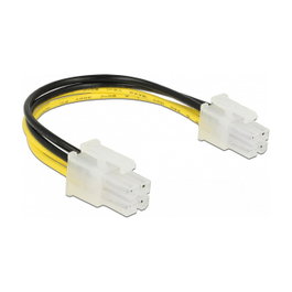 DeLOCK Cable de alimentación interno P4 Macho a P4 Macho 15 cm