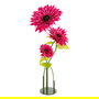 Flor Gerbera Fucsia Artificial 60 X 60 X 150 cm