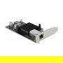 DeLOCK I210 Tarjeta de Red PCI Express x1 Gigabit LAN 1 Puerto RJ45 PoE+ Intel, Full Duplex, 10/100/1000 Mbps, Negro/Metálico, Incluye Soporte y CD