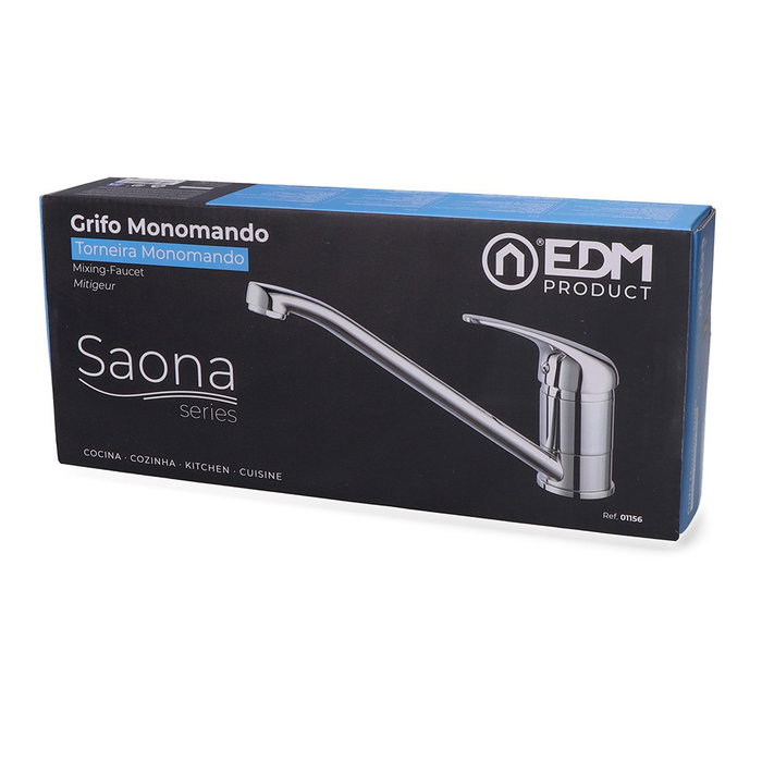 Edm Grifo monomando de cocina serie Saona bajo ventana Edm Grifo monomando de cocina serie Saona bajo ventana