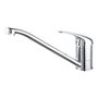 EDM Grifo Monomando de Cocina bajo Ventana Saona, Cuerpo Latón, Caño 40 cm, Sistema Ahorro de Agua, Cromado