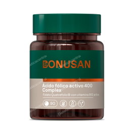 BONUSAN Ácido Fólico Activo 400 mcg Plus 90 comprimidos