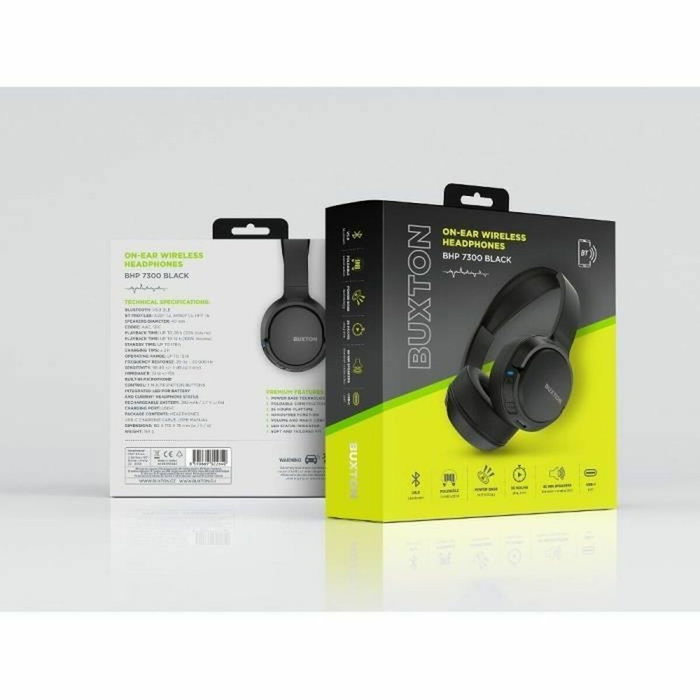 Bushnell Auriculares inalámbricos supraaurales Buxton BHP 7300 Negro