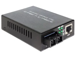 DeLOCK 86215 Convertidor de Medio 100 Mbit/s 1310 nm Monomodo Negro