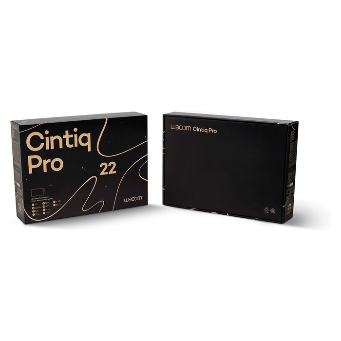 Wacom Cintiq Pro 22 LCD Táctil UHD 54,6 cm (21.5") Tableta Gráfica Digitalizadora con Lápiz Inalámbrico 8192 Niveles de Presión, 3840 x 2160 Pixeles, Negro