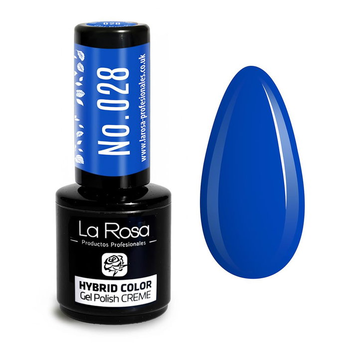 La Rosa Esmalte Semipermanente UV/LED Nº 028 Cobalto La Rosa Esmalte Semipermanente UV/LED Nº 028 Cobalto