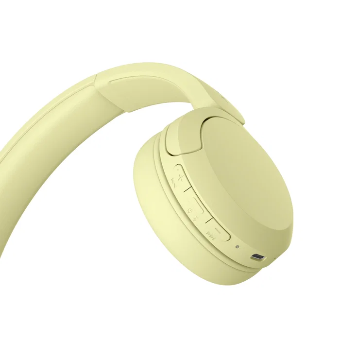 Sony WH-CH520 Auriculares Inalámbricos Bluetooth Diadema Amarillo con Micrófono - 40h Autonomía, Carga Rápida USB-C