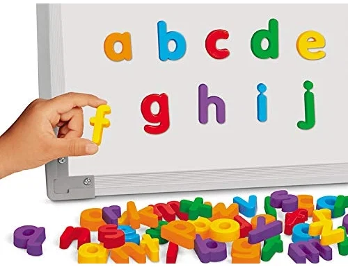 Miniland Bote de Letras Minúsculas Magnéticas de 154 Piezas de 32 mm