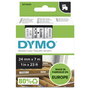 Dymo Cinta D1 24mm x 7m Negro sobre Blanco