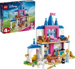 Lego Disney Castillo de Cenicienta y Amigos Animales 43283, Juguete de Construcción, +4 Años, 149 Piezas