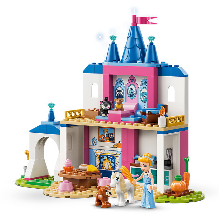 Lego Disney Castillo de Cenicienta y Amigos Animales 43283, Juguete de Construcción, +4 Años, 149 Piezas
