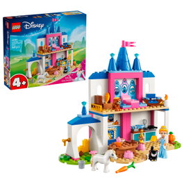 Lego Disney Castillo de Cenicienta y Amigos Animales 43283, Juguete de Construcción, +4 Años, 149 Piezas