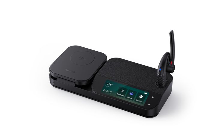 Yealink BH71 Workstation Auriculares Bluetooth Mono con Cancelación de Ruido de Micrófono 4 y 30 Horas de Autonomía