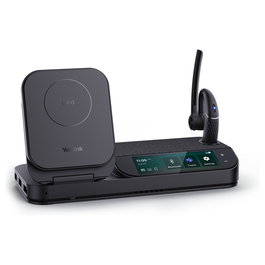 Yealink BH71 Auriculares Bluetooth Inalambricos para Oficina o Centro de Llamadas, Estilo Intraaural, 10 Horas de Bateria, Color Negro