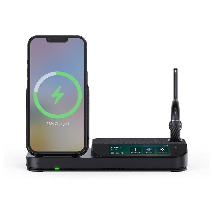 Yealink BH71 Auriculares Bluetooth Inalambricos para Oficina o Centro de Llamadas, Estilo Intraaural, 10 Horas de Bateria, Color Negro