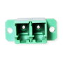 VALUE LWL-Kupplung LC/LC duplex OS2 APC Verde