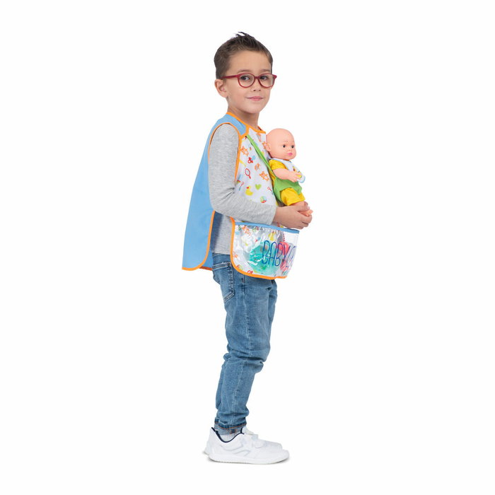 My Other Me Disfraz Yo Quiero Ser Mamá/Papá (Chaleco, muñeco bebé y accesorios) talla 3-5 años