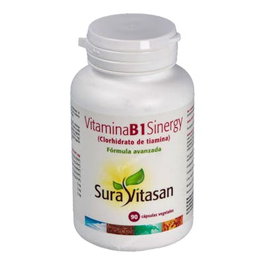 SURA VITASAN Vitamina B1 Sinergy 90 Cápsulas para Energía y Sistema Nervioso