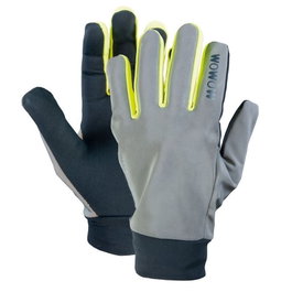 Wowow Guantes Dark 2.0 Talla L - Palma Reflectante, Transpirables y Resistentes al Viento
