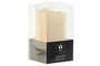 DKD Home Decor Vela LED Cera Parafina 7,5x7,5x12,5 165 g Crema