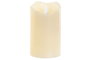 DKD Home Decor Vela LED Cera Parafina 7,5x7,5x12,5 165 g Crema