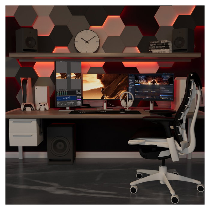 JAPANNEXT JN-I270FHD200F-HSP Monitor Gaming IPS 27" FHD 200Hz 0.5ms FreeSync Plata, 68.6 cm, Altura Ajustable