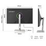 JAPANNEXT JN-I270FHD200F-HSP Monitor Gaming 27 Pulgadas Full HD Plata