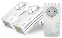 Strong Powerline 600 Triple Pack EU V2 Adaptador PLC 600 Mbit/s Ethernet, Blanco, 3 Piezas