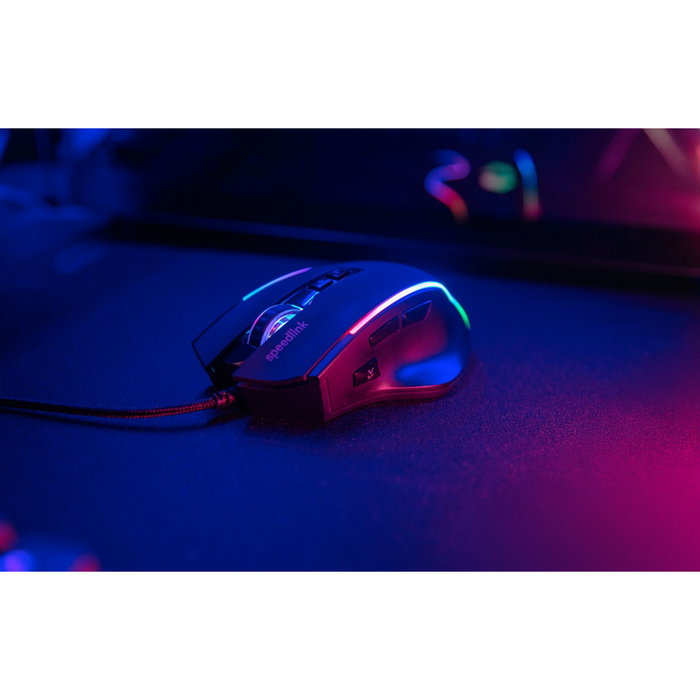 Speedlink DECUS NX RGB Gaming Mouse rubber-black