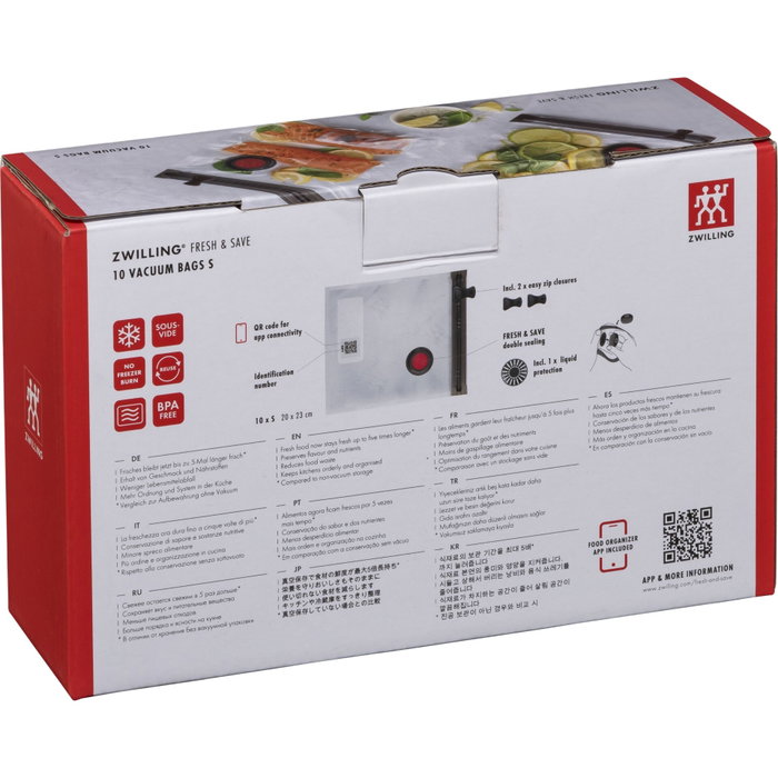 Zwilling Fresh & Save Vacuum Bag Set S 10 pcs. de bolsas de vacío
