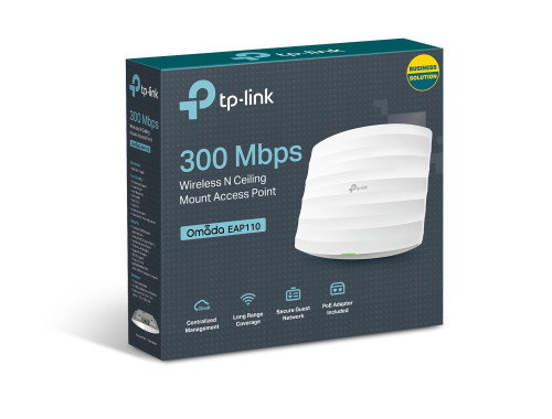 TP-Link Omada EAP110 Punto de Acceso Inalámbrico 300Mbps Blanco