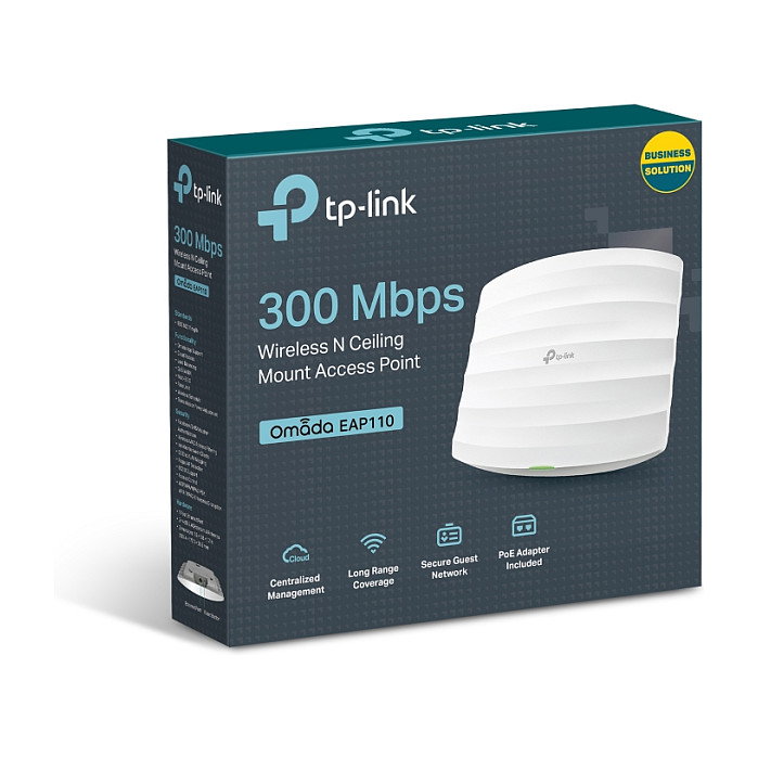 TP-Link Omada EAP110 Punto de Acceso Inalámbrico 300Mbps Blanco