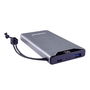 Intenso Powerbank F10000 10000 mAh Gris - Carga Rápida Power Delivery PD 20W y Quick Charge 3.0 - Batería Externa Portátil