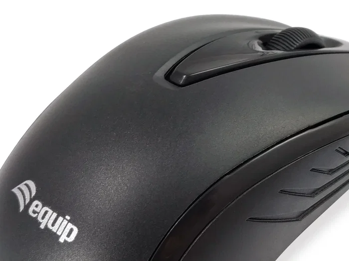 Equip 245107 Ratón Óptico para Oficina Ambidextro USB Negro 1000 DPI - Compacto
