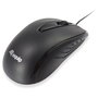 Equip Ratón Óptico Compact Negro USB 1000 DPI