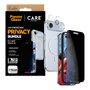 PanzerGlass Protector de Pantalla 3-en-1 Flagship Privacy para iPhone Air, Vidrio Templado Anti-Rayones, Anti-Huellas y Filtro de Privacidad