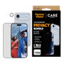 PanzerGlass Protector de Pantalla 3-en-1 Flagship Privacy para iPhone Air, Vidrio Templado Anti-Rayones, Anti-Huellas y Filtro de Privacidad