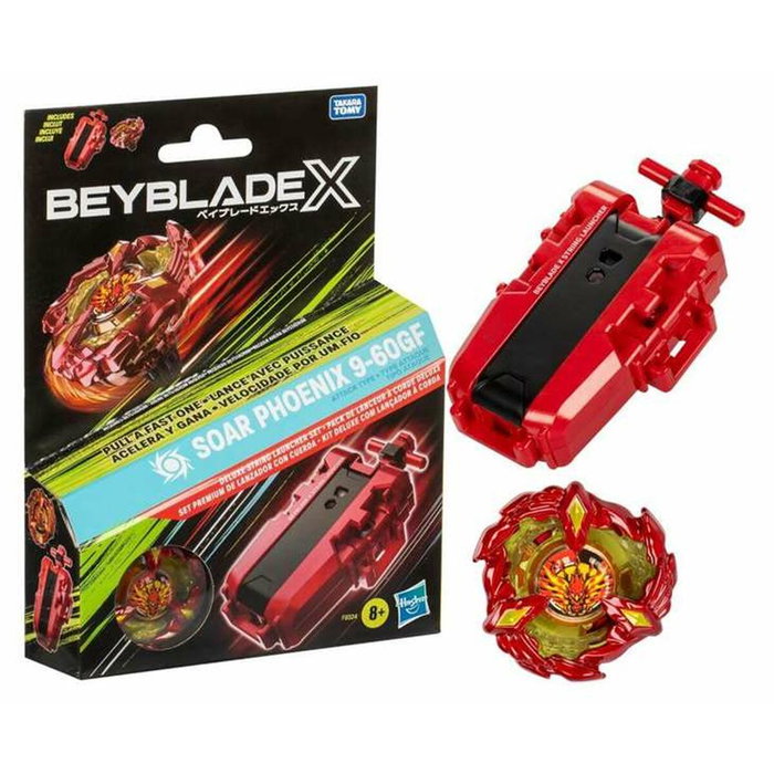 Hasbro Beyblade X Set de Lanzador Victory Grip con Saber Samurai 2-70L Hasbro Beyblade X Set de Lanzador Victory Grip con Saber Samurai 2-70L