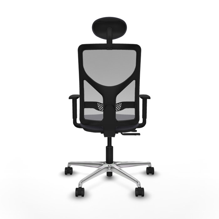 PIQUERAS Y CRESPO Silla de oficina Motilla con mecanismo Sincro/Traslack Gris