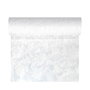 Duni Sensia Brilliance Camino Blanco, Mantel de Celulosa de un Solo Uso, 45x240 cm