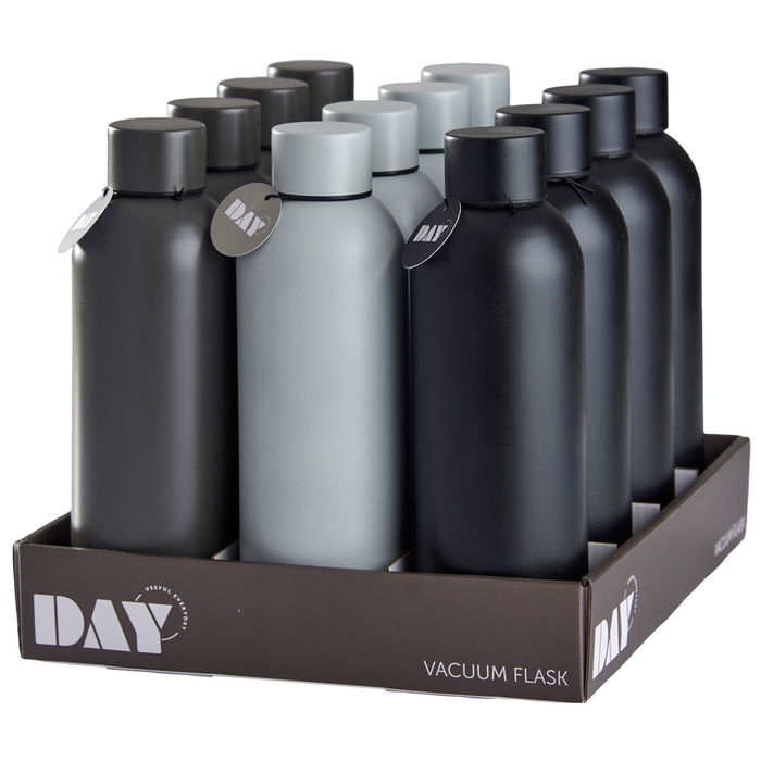 Day Termo Botella 500 Ml Acero Inoxidable, Mantiene Calor 6h, 22.5 cm