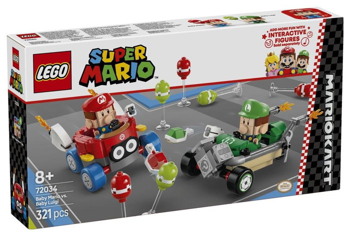 LEGO Super Mario 72034 Mario Kart - Baby Mario vs. Baby Luigi LEGO Super Mario 72034 Mario Kart - Baby Mario vs. Baby Luigi
