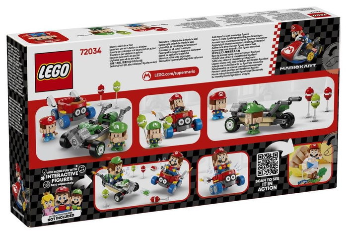 LEGO Super Mario 72034 Mario Kart - Baby Mario vs. Baby Luigi LEGO Super Mario 72034 Mario Kart - Baby Mario vs. Baby Luigi