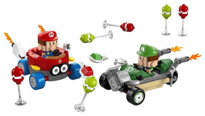 LEGO Super Mario 72034 Mario Kart - Baby Mario vs. Baby Luigi LEGO Super Mario 72034 Mario Kart - Baby Mario vs. Baby Luigi