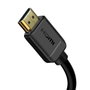 Baseus Cable HDMI 2.0 4K 30Hz 3D HDR 18Gbps 5m Negro