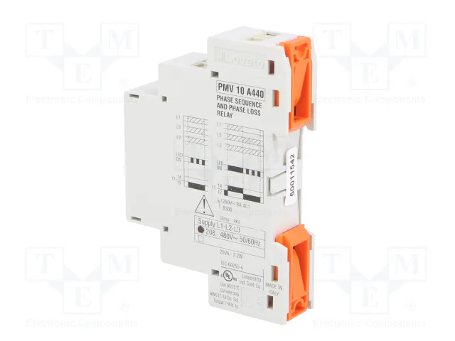 LOVATO ELECTRIC PMV10A440 Relé de monitorización de tensión SPDT
