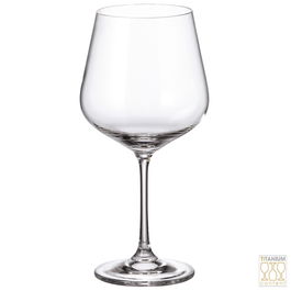 Crystalite Bohemia Copa Strix 600 Ml Cristal de Titanio Transparente y Resistente (6 Unidades) Altura 215 mm